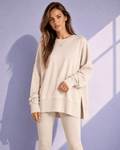 Serenne Split Knit Lounge Set