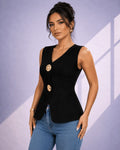 Rosalie Cinched Vest Top