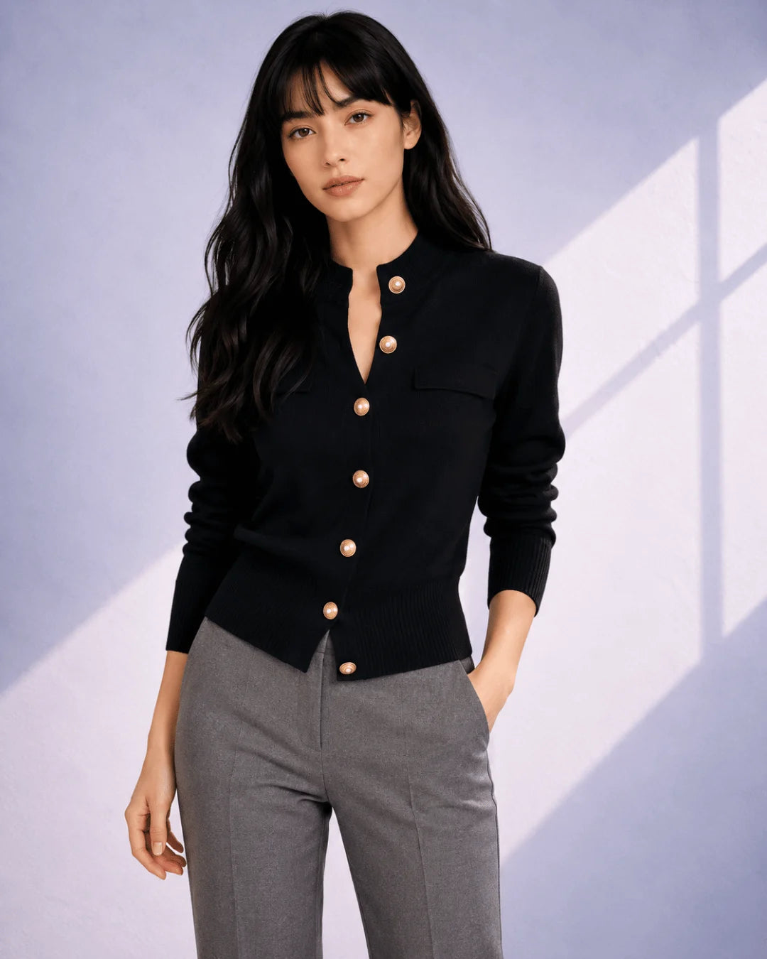 Camille Button Knit Cardigan