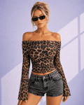 Aurelia Leopard Backless Top