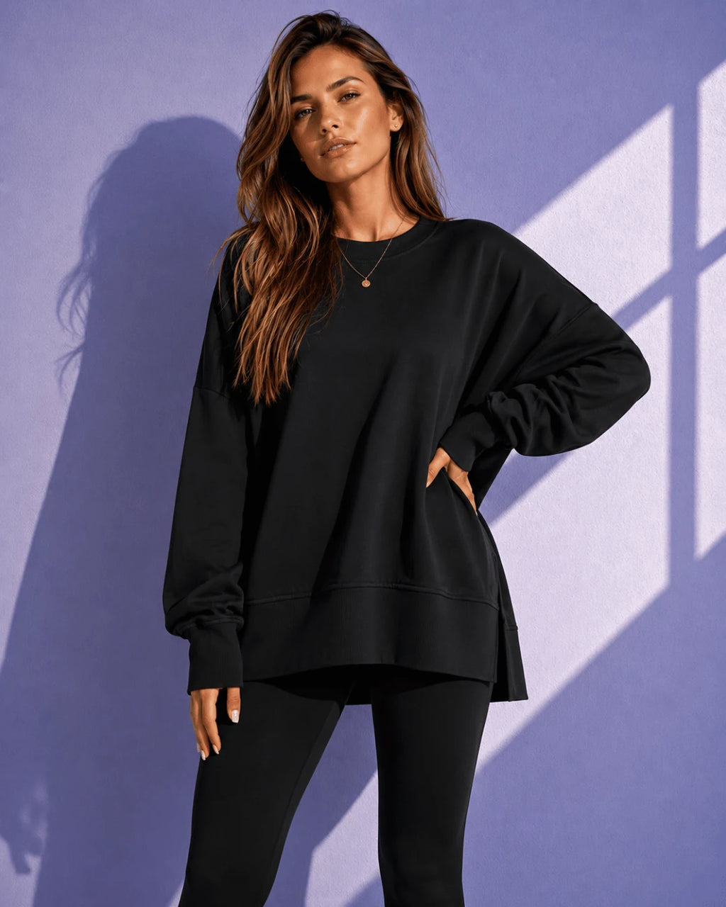 Serenne Split Knit Lounge Set