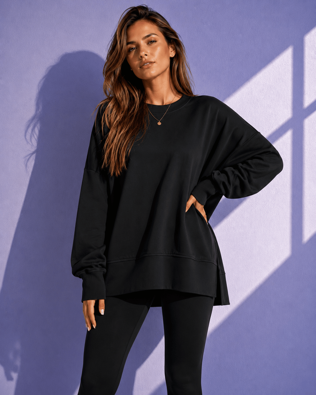 Serenne Split Knit Lounge Set