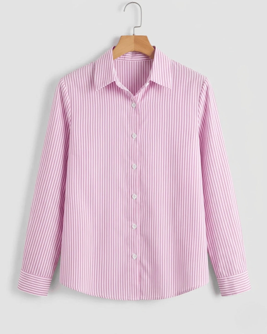 Roséline Striped Office Blouse