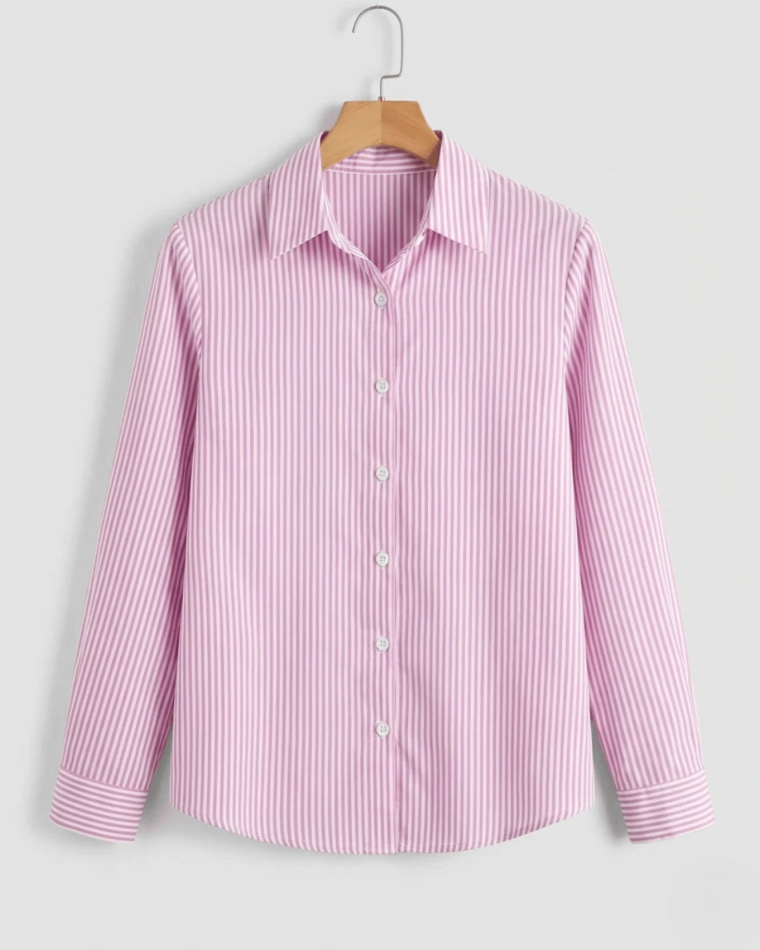 Roséline Striped Office Blouse