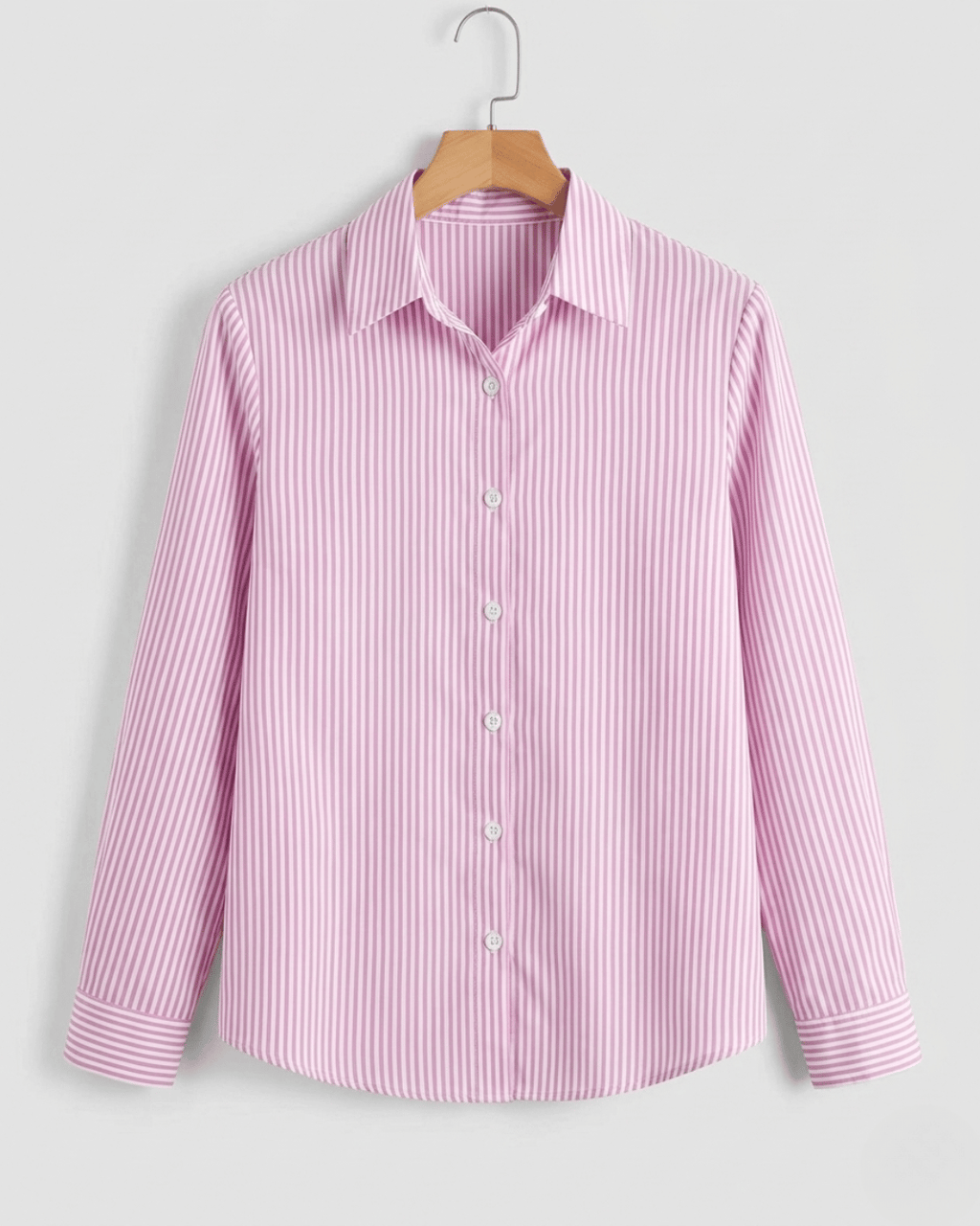 Roséline Striped Office Blouse