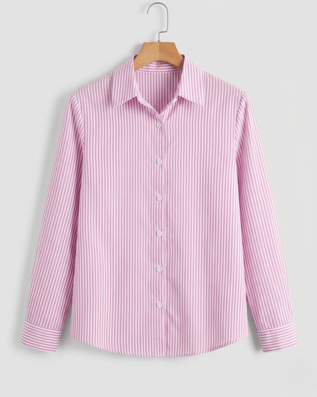 Roséline Striped Office Blouse