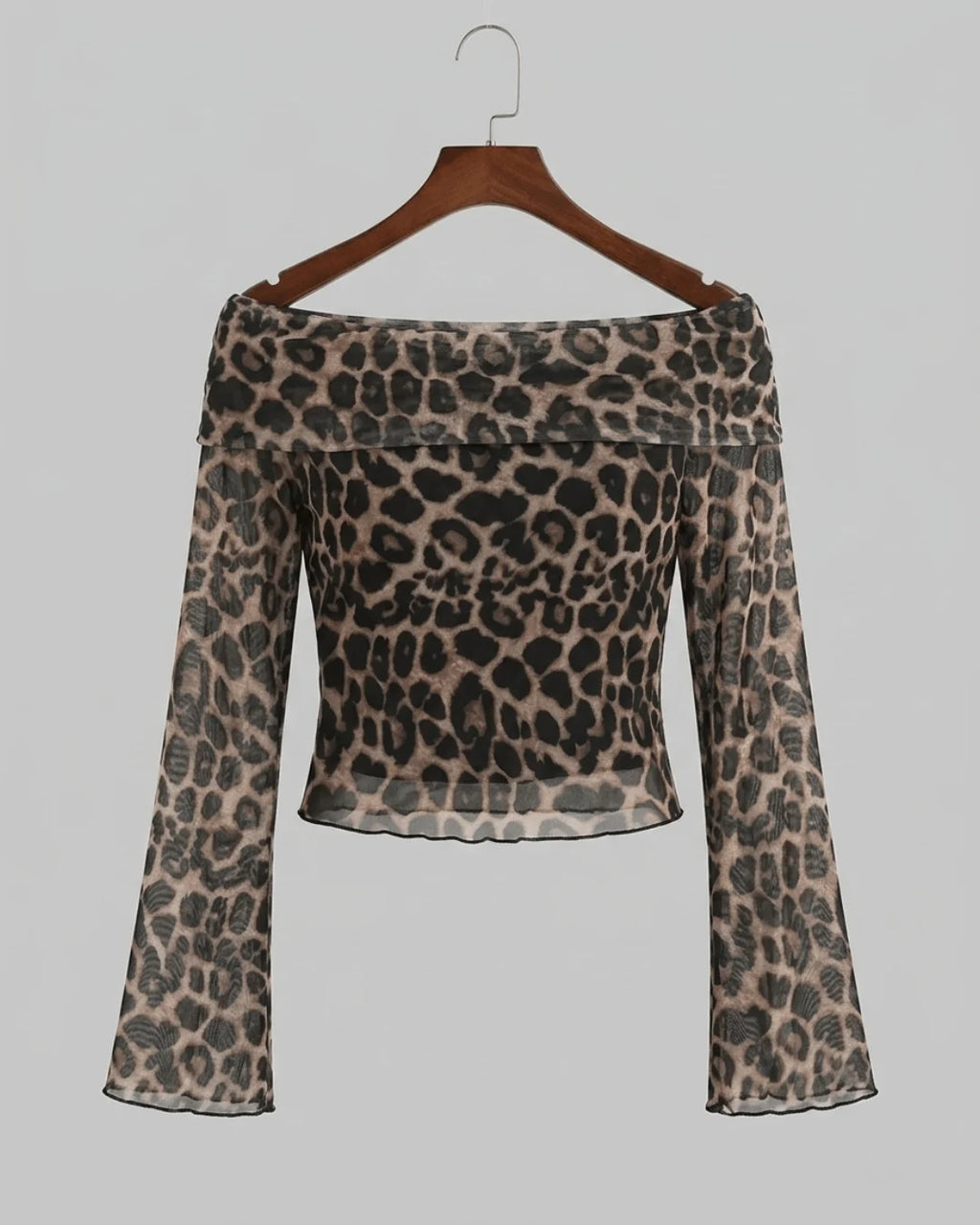 Aurelia Leopard Backless Top