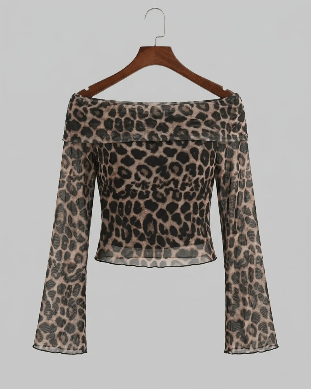 Aurelia Leopard Backless Top