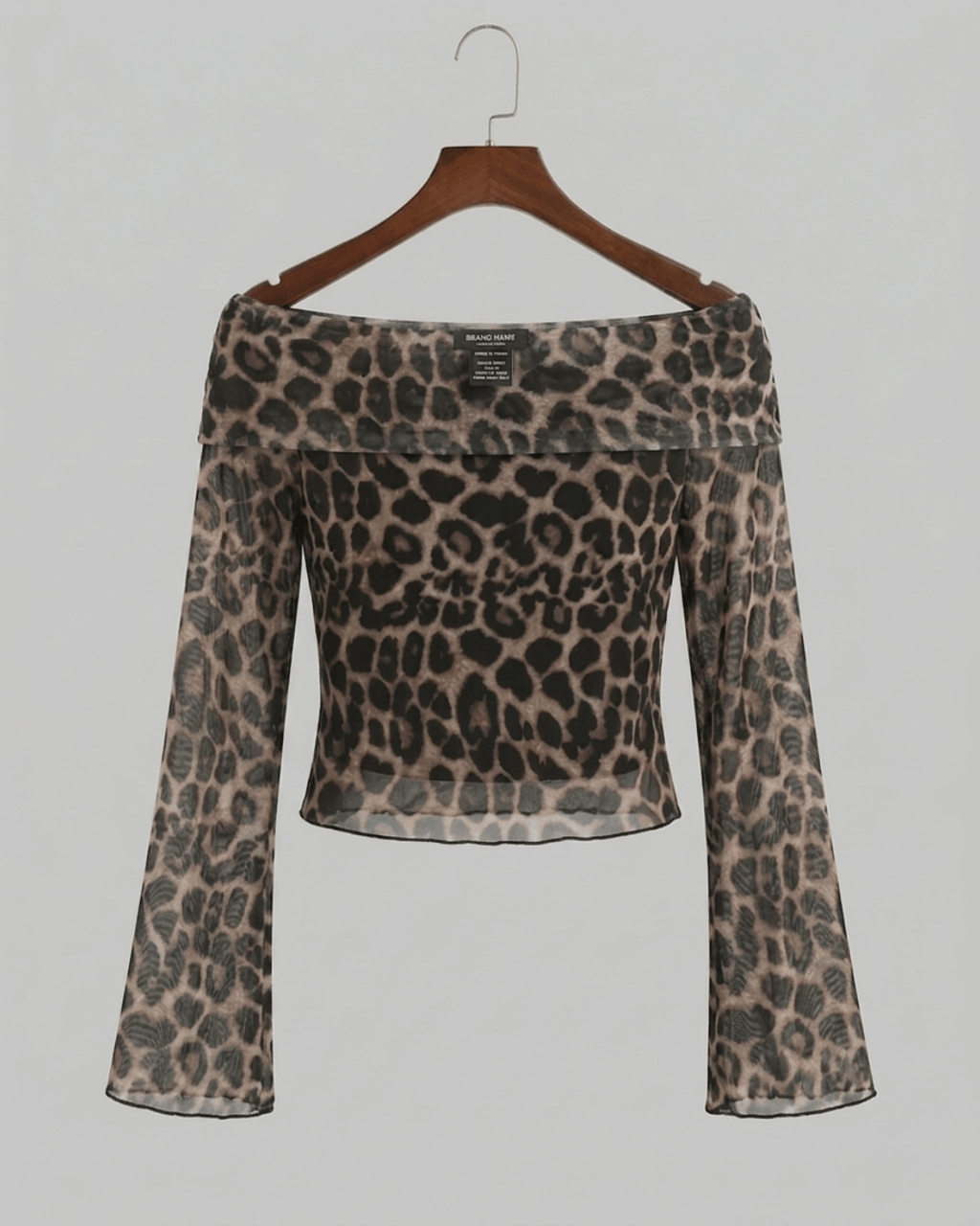 Aurelia Leopard Backless Top
