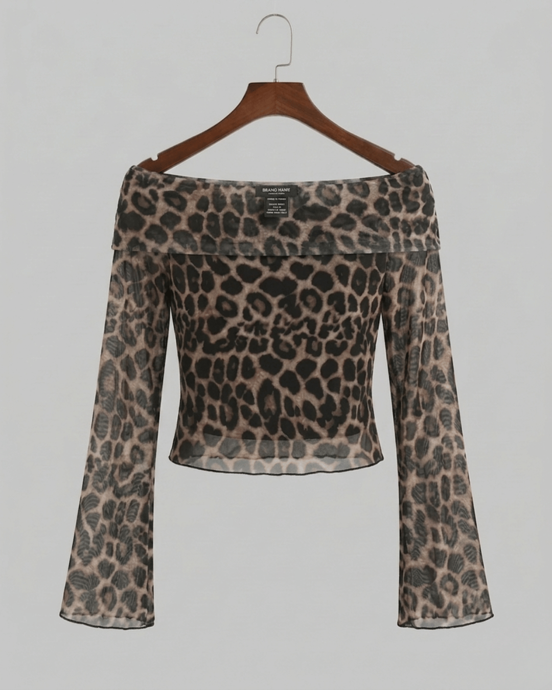 Aurelia Leopard Backless Top