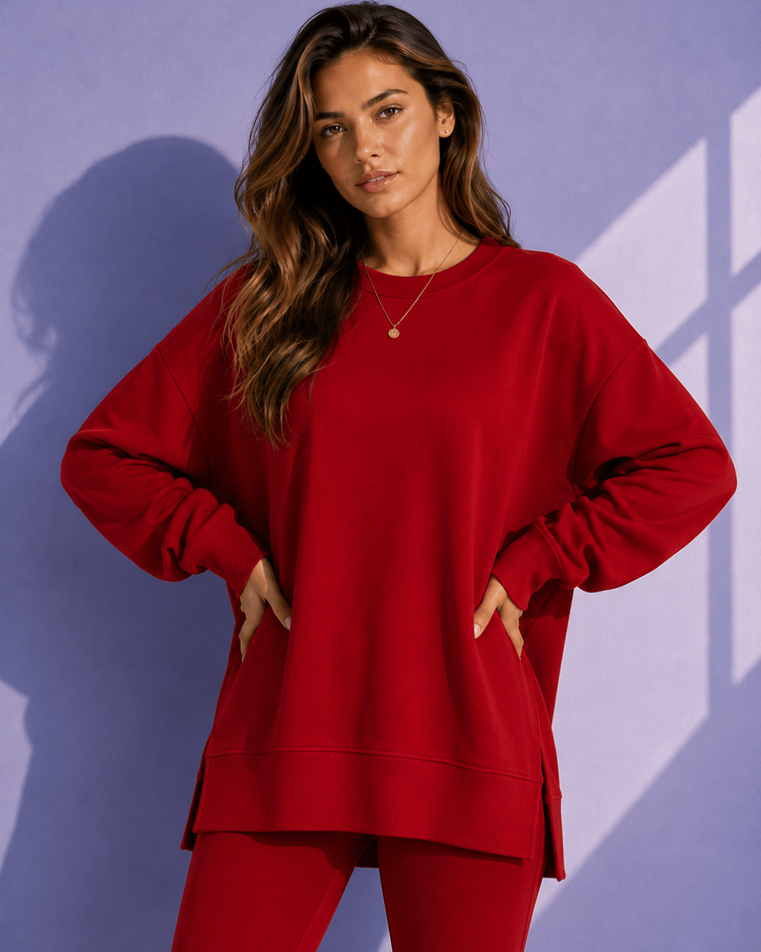 Serenne Split Knit Lounge Set