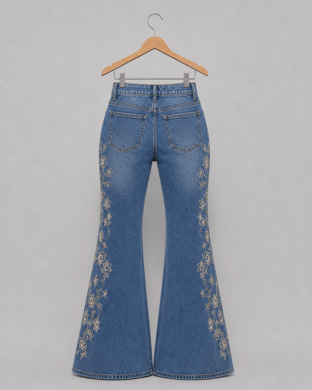 Roselle Embroidered Flare Jeans