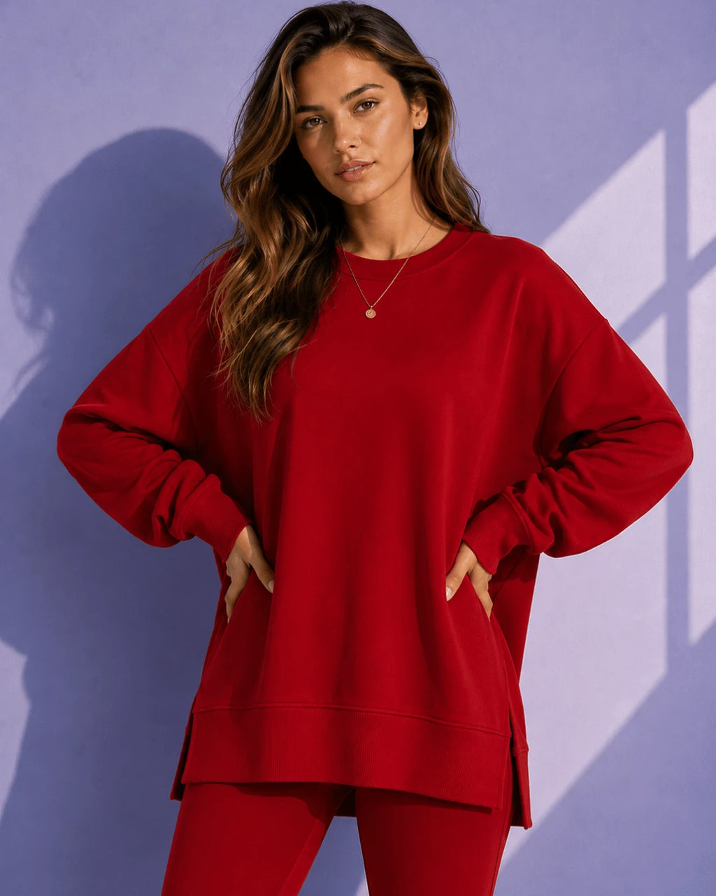 Serenne Split Knit Lounge Set