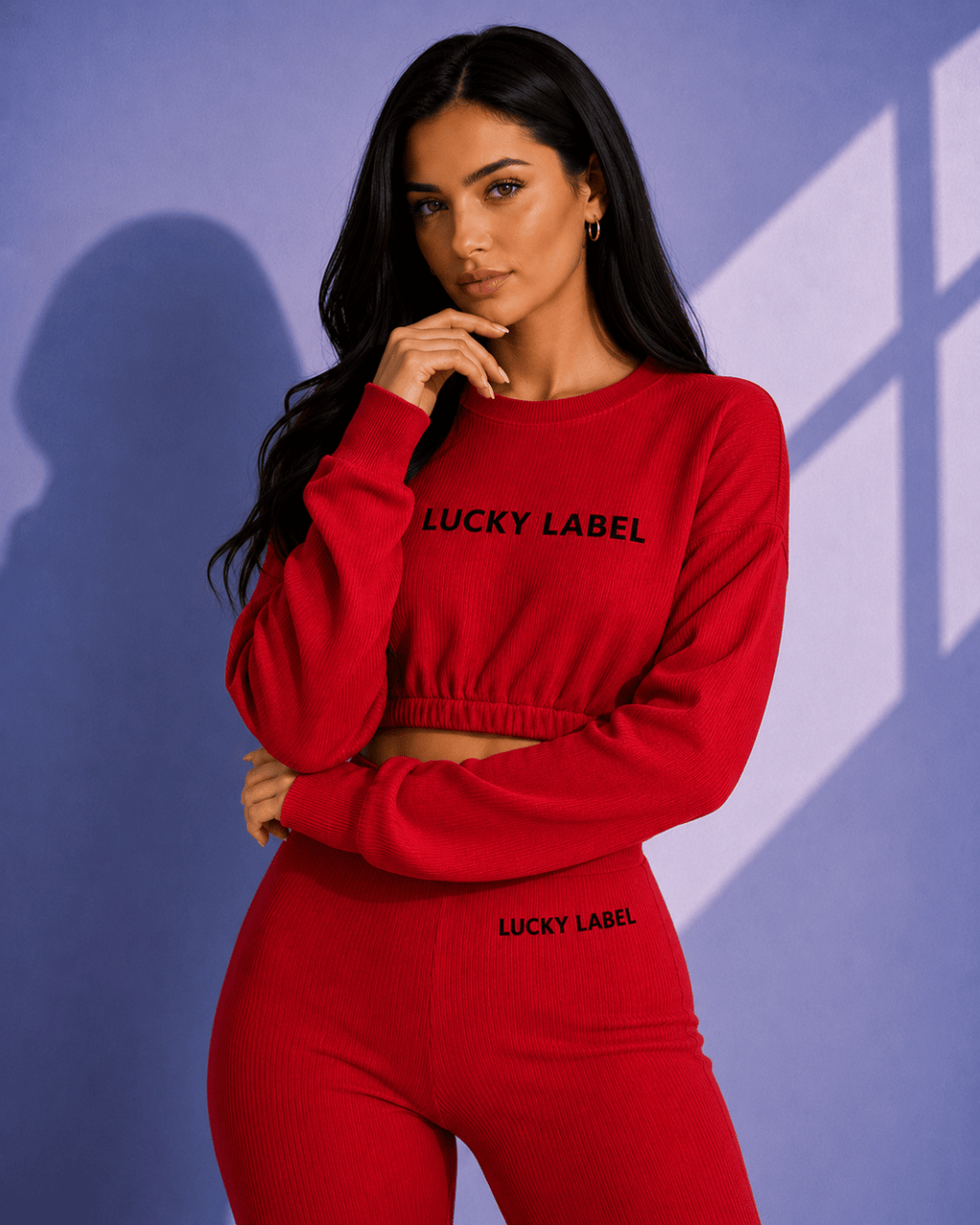 Rivelle Letter Knit Co-ord Set