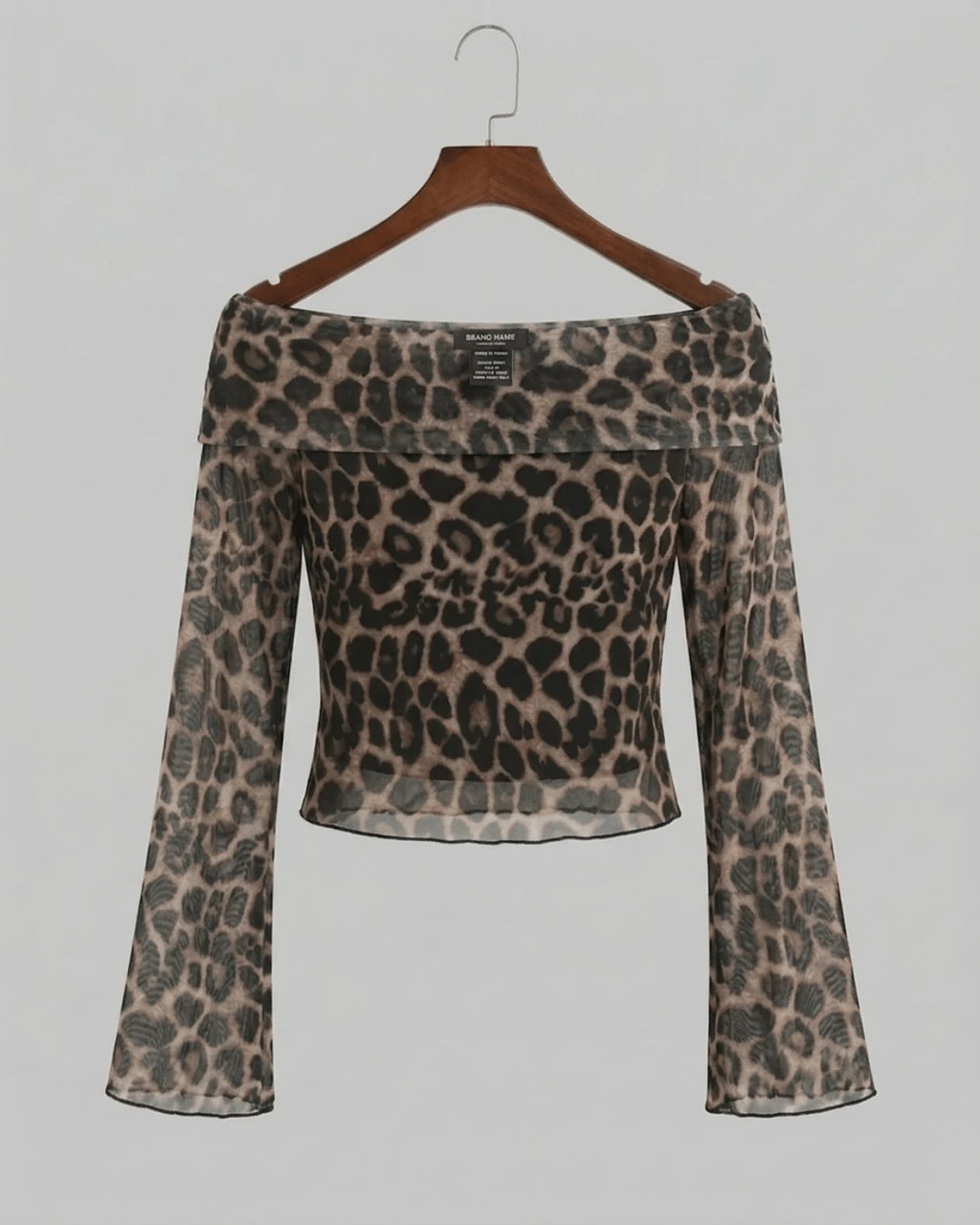 Aurelia Leopard Backless Top