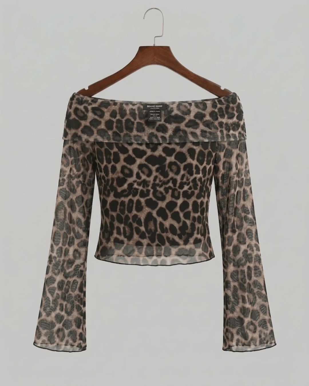 Aurelia Leopard Backless Top