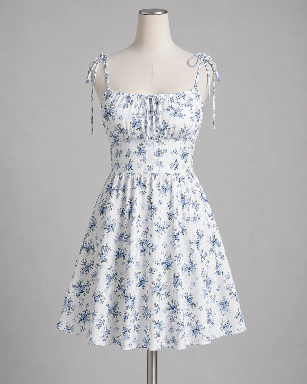 Florielle Lace-Up Mini Dress