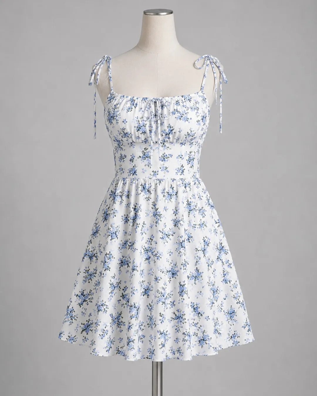 Florielle Lace-Up Mini Dress