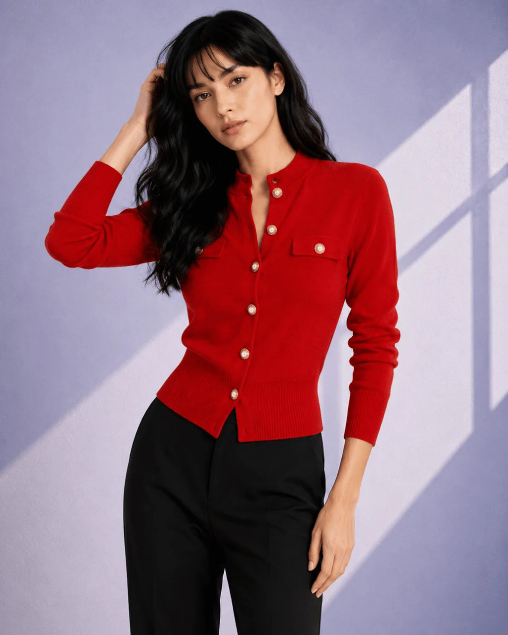 Camille Button Knit Cardigan