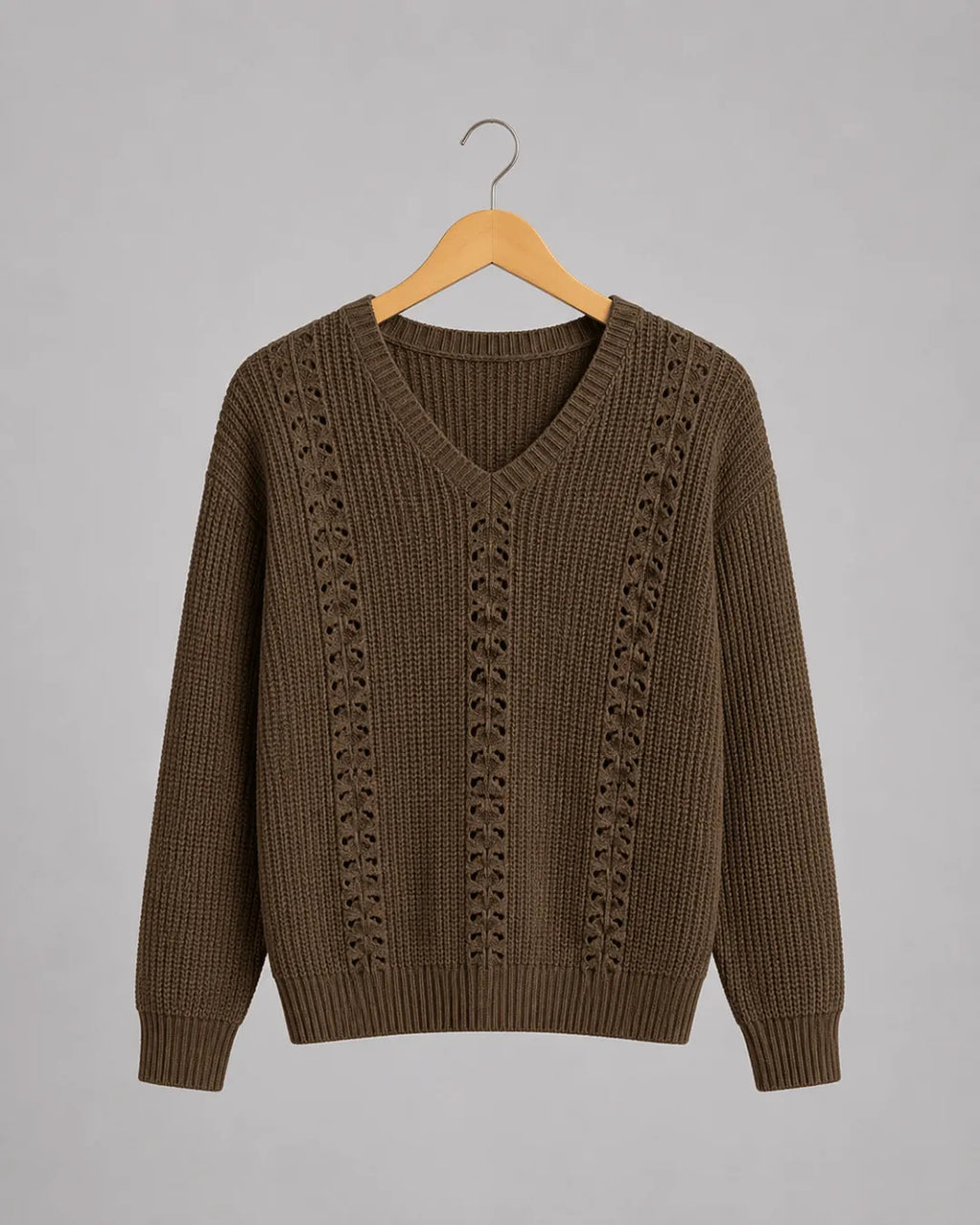 Orlena V-Neck Knit Jumper