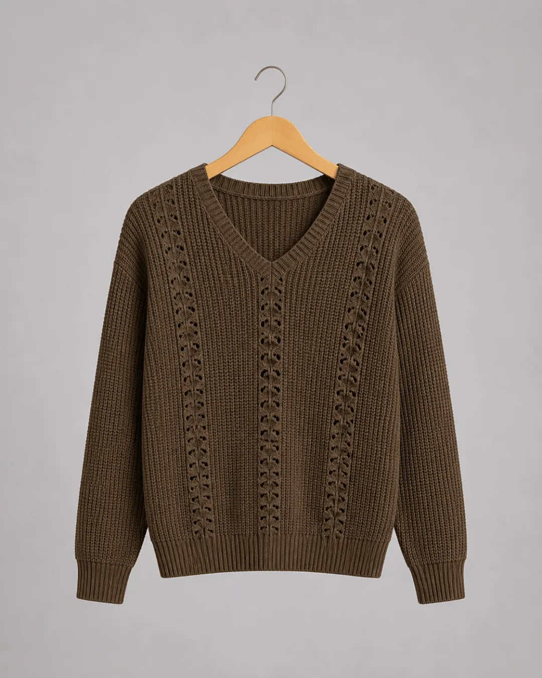 Orlena V-Neck Knit Jumper