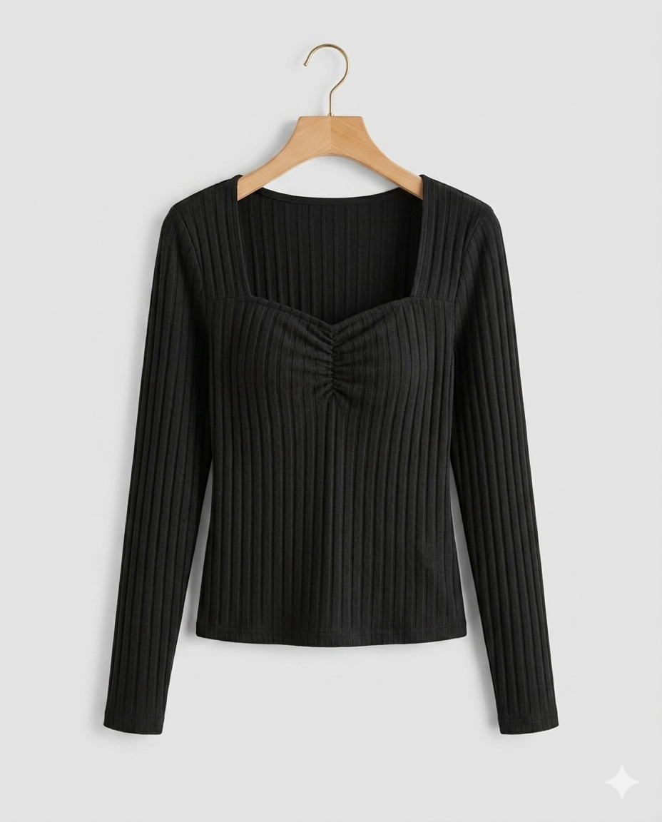 Valenne Contour Knit Top